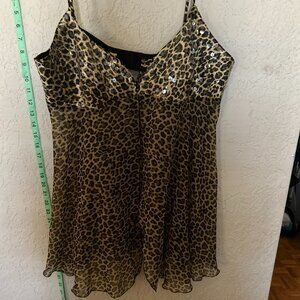 Victoria's Secret Leopard Babydoll Apparel